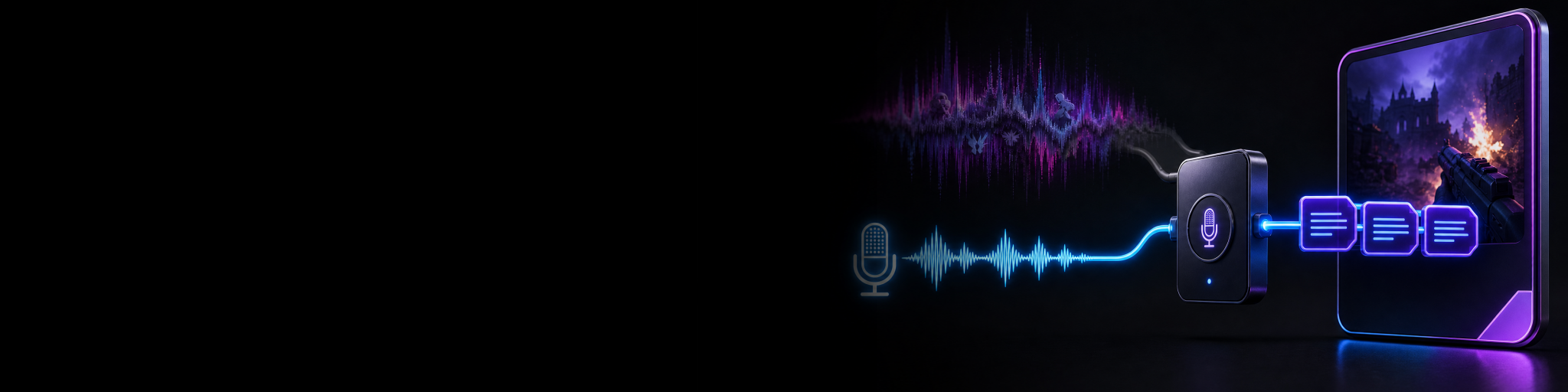 Generate Gameplay Captions Locally From Microphone Audio Banner